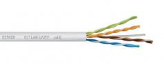 Kábel Cat6    UTP fali  PVC 305m  szürke (TI0044-305) Bitner [18527]