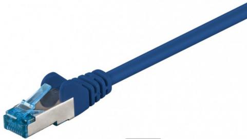Patch kábel Cat6A S/FTP  3m kék 50µ" LSOH 93779 Goobay [18560]