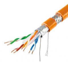 Kábel Cat6A S/FTP fali PVC  500m narancss. Delight [18984]