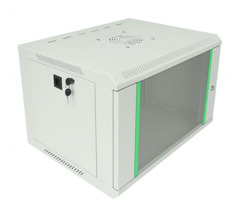 Rack szekrény  6U fali 19" 540x400  szürke RackSys [19032]