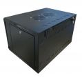 Rack szekrény  6U fali 19" 600x450 fekete RackSys [19035]-a