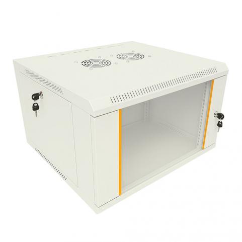 Rack szekrény  6U fali 19" 600x600  szürke RackSys [19036]