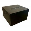 Rack szekrény  6U fali 19" 600x600 fekete RackSys [19037]-a