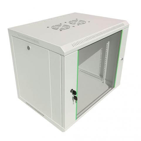 Rack szekrény  9U fali 19" 540x400  szürke RackSys [19038]