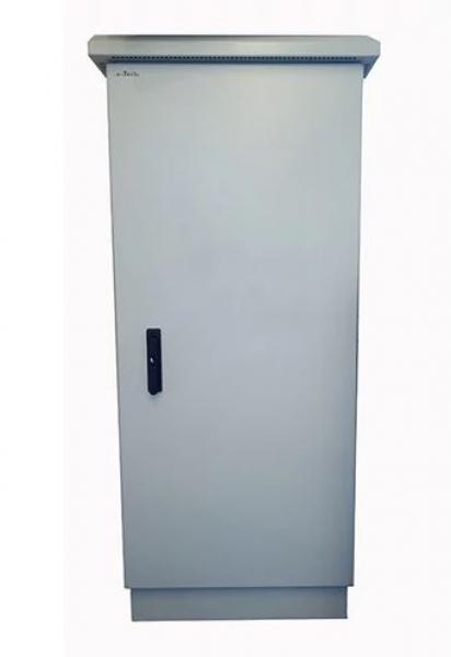 Rack szekrény 27U álló 19"  szürke IP55 600x600 OEM [19081]
