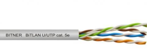 Kábel Cat5E  UTP fali  PVC 305m  szürke TI0006 Bitner [19110]