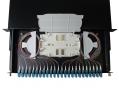 Patch panel optikai 48p (24xLC/UPC dlx) SM rack 19" 1U OptiC [19139]-a