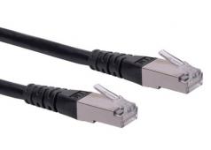 Patch kábel Cat6 S/FTP  5m fekete 50µ" PVC 21.15.1365-50 Roline