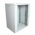 Rack szekrény 15U  fali 19" 600x 450 szürke üveg a. RackSys [19158]-a