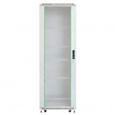 Rack szekrény 37U álló szerver 19" 600x1000 szürke üveg a. RackSys [19234]