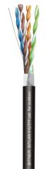 Kábel Cat5E F/UTP kültéri földkábel PE 500m fekete TI0013 Bitner [19272]