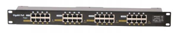 Tápegység PoE injector patch panel 16 port 1G rack 19" 1U OEM [20125]