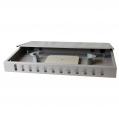 Patch panel opt. Üres 12p (12xSCdlx/LCquad) rack 19" 1U OEM [20153]-b
