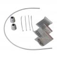 Patch panel opt. Üres 12p (12xSCdlx/LCquad) rack 19" 1U OEM [20153]-d