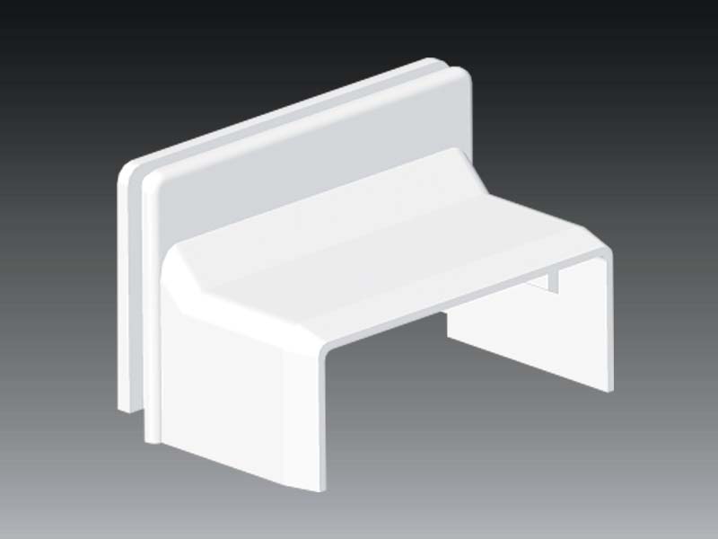 Kcs 15x12mm gallér LZ 15x12 > LK80x28 fehér 8819 HB Kopos