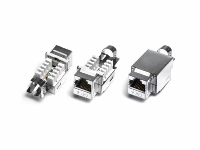 Modulár betét RJ45 Cat6 SFTP  90° GALAXY [4477]*