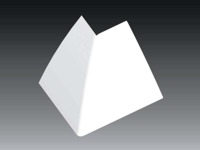 Kcs 39x24,5mm külső sarok LR 30 fehér 8856 HB Kopos