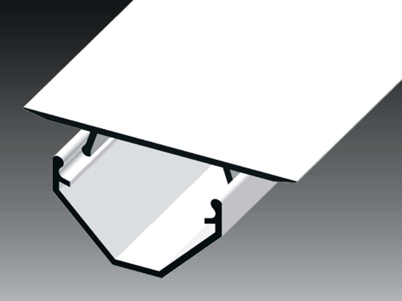 Kcs 39x24,5mm sarokcsatorna fehér 2,6m/szál LR 30 HB Kopos