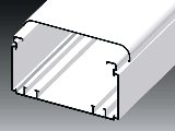 Kcs 100x60mm kábelcsatorna fehér 2m/szál EKE 100X60 HD Kopos