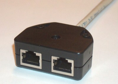 Ethernet kábel Y adapter PC/PC 1/2xRJ45 CAT5E FTP S5E GALAXY [6055]*