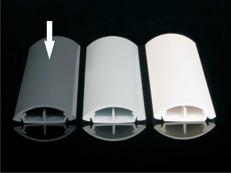 Kcs 35x11mm taposócsatorna s.szürke 2m/szál LO 35 LD Kopos