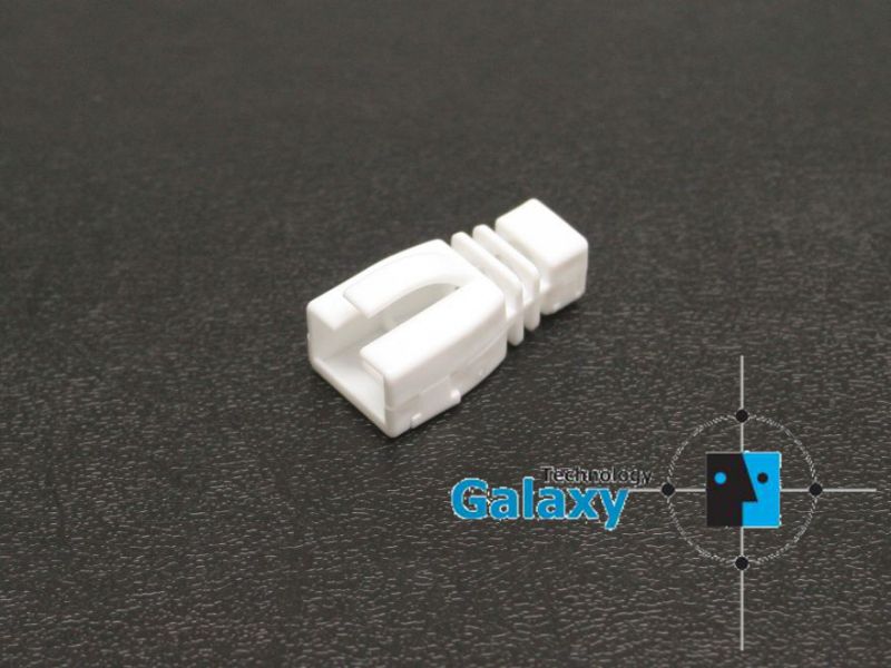 Törésgátló RJ45  UTP patentos műany. fehér GALAXY *[6393]