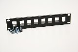 Patch panel Üres (Keystone)  8p rack 10" 1U RAB-PP-X01-C4 KELine