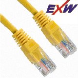 Patch kábel Cat5E  UTP  3m sárga 50µ" PVC EXW [7062]