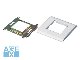 Fali aljzat fedél+beépítő keret Üres 2p 45x45mm Mozaik GALAXY *(8009)-a