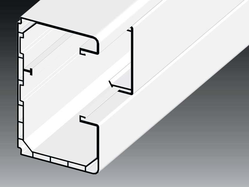 Kcs 90x55 mm parapet csatorna fehér 2m/szál PK 90X55 D HD Kopos