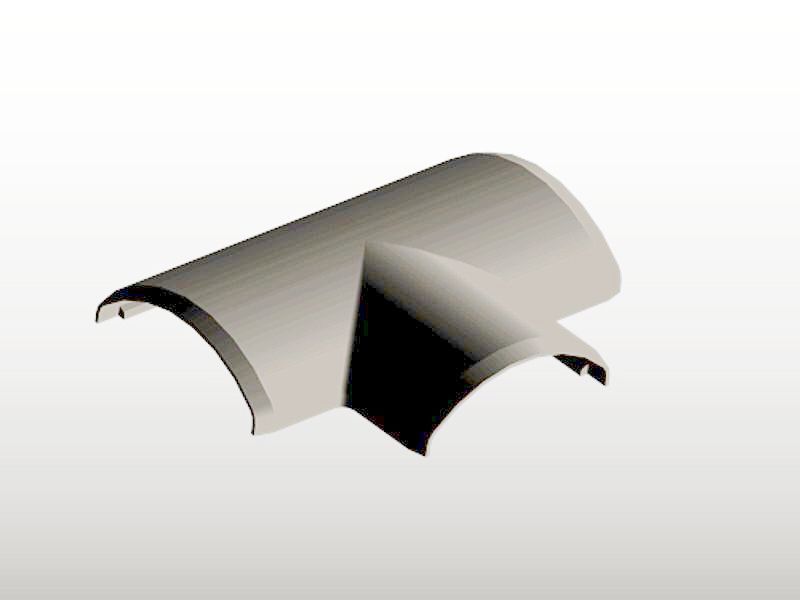 Kcs 35x11mm T-idom LO szürke 8834 LB Kopos