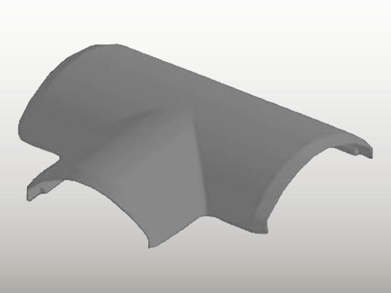 Kcs 75x18mm T-idom LO 75 szürke 8874 LB Kopos