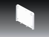 Kcs  90x55mm végzáró PK fehér 8401 HB Kopos