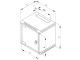Rack szekrény 9U fali 10" szürke RBA-09-AS3-CAY-C1 Triton-a
