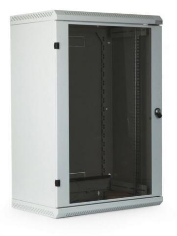 Rack szekrény 18U fali 19" szürke RBA-18-AS6-CAY-A1 Triton