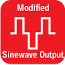 Modified sinewave output